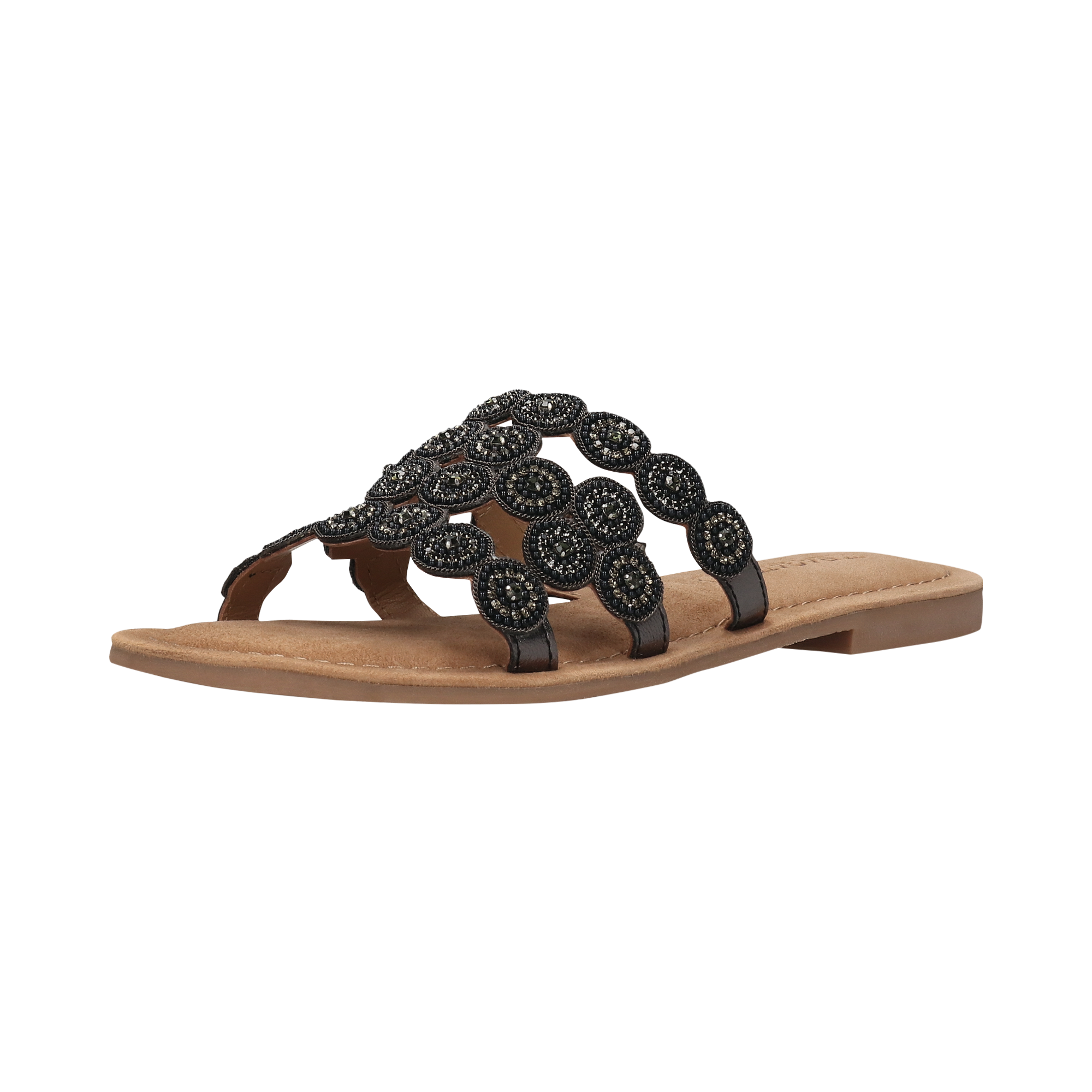 Leather Mules black