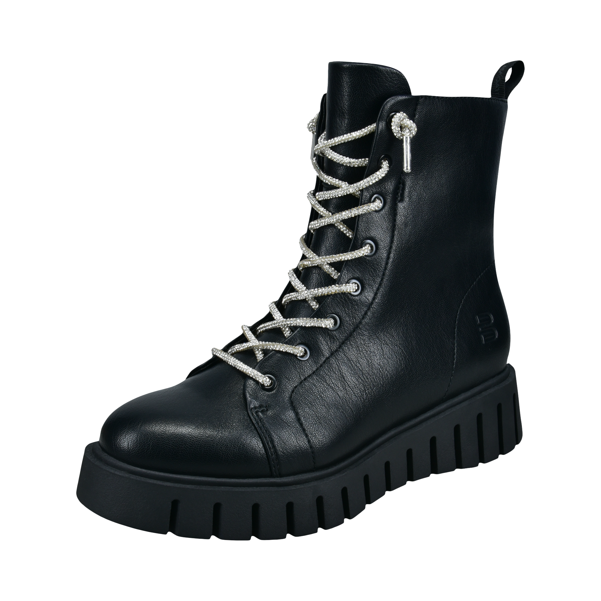 Lace-up Boots black
