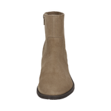 Leder Stiefeletten beige