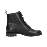 Leder Schnürstiefel schwarz