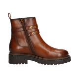 Leather Ankle Boots cognac