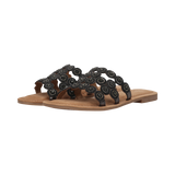 Leather Mules black