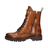 Leather Lace-up Boots cognac
