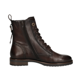 Leather Lace-up Boots dark brown