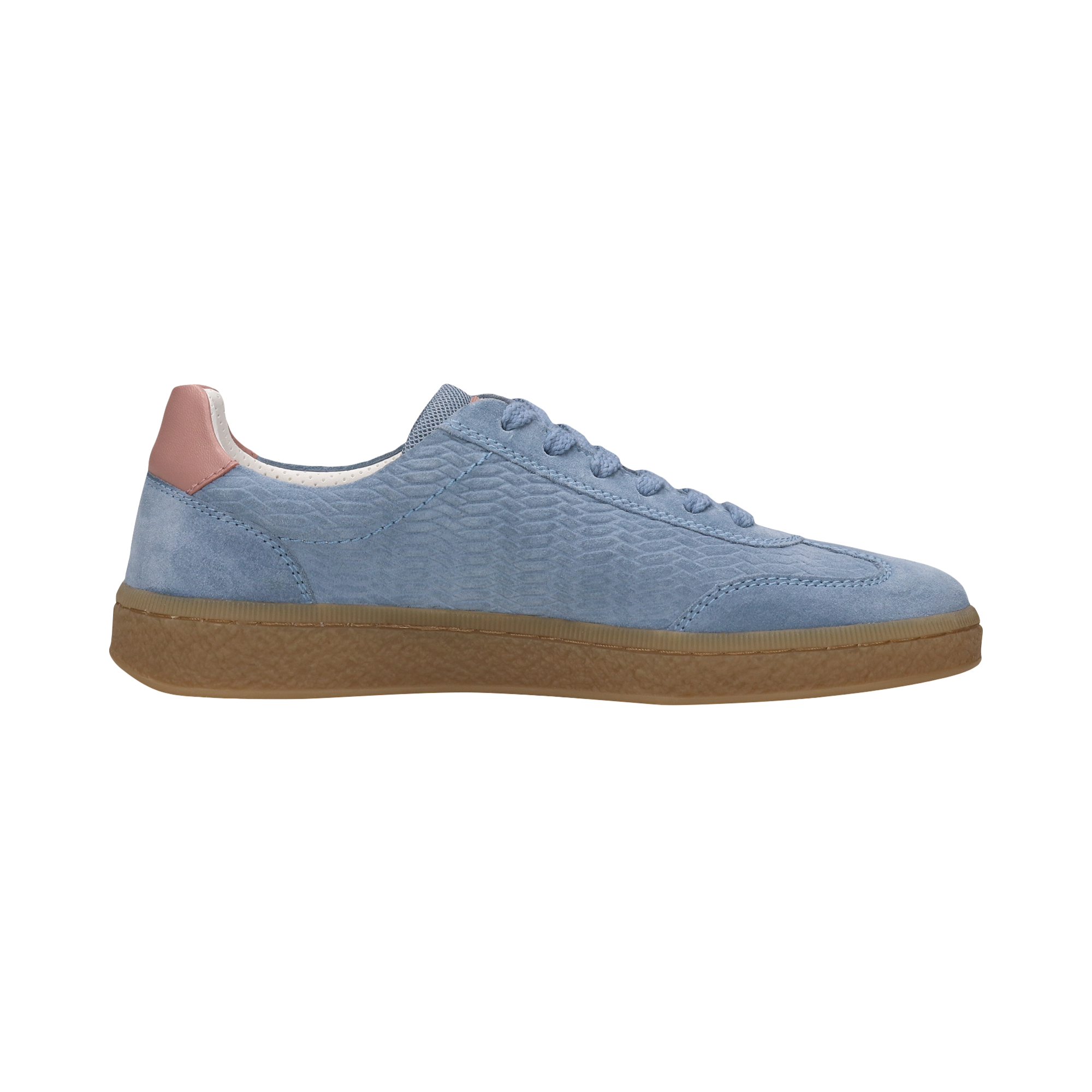 Leder Sneaker hellblau
