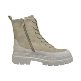 Schnürstiefel beige