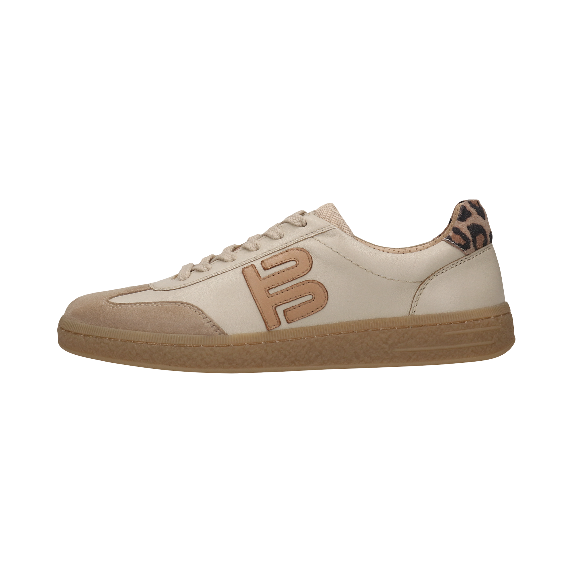 Leder Sneaker beige