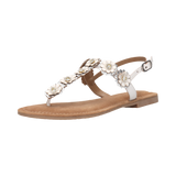 Leder Sandale weiß