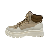 Schnürstiefel beige