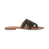 Leather Mules black