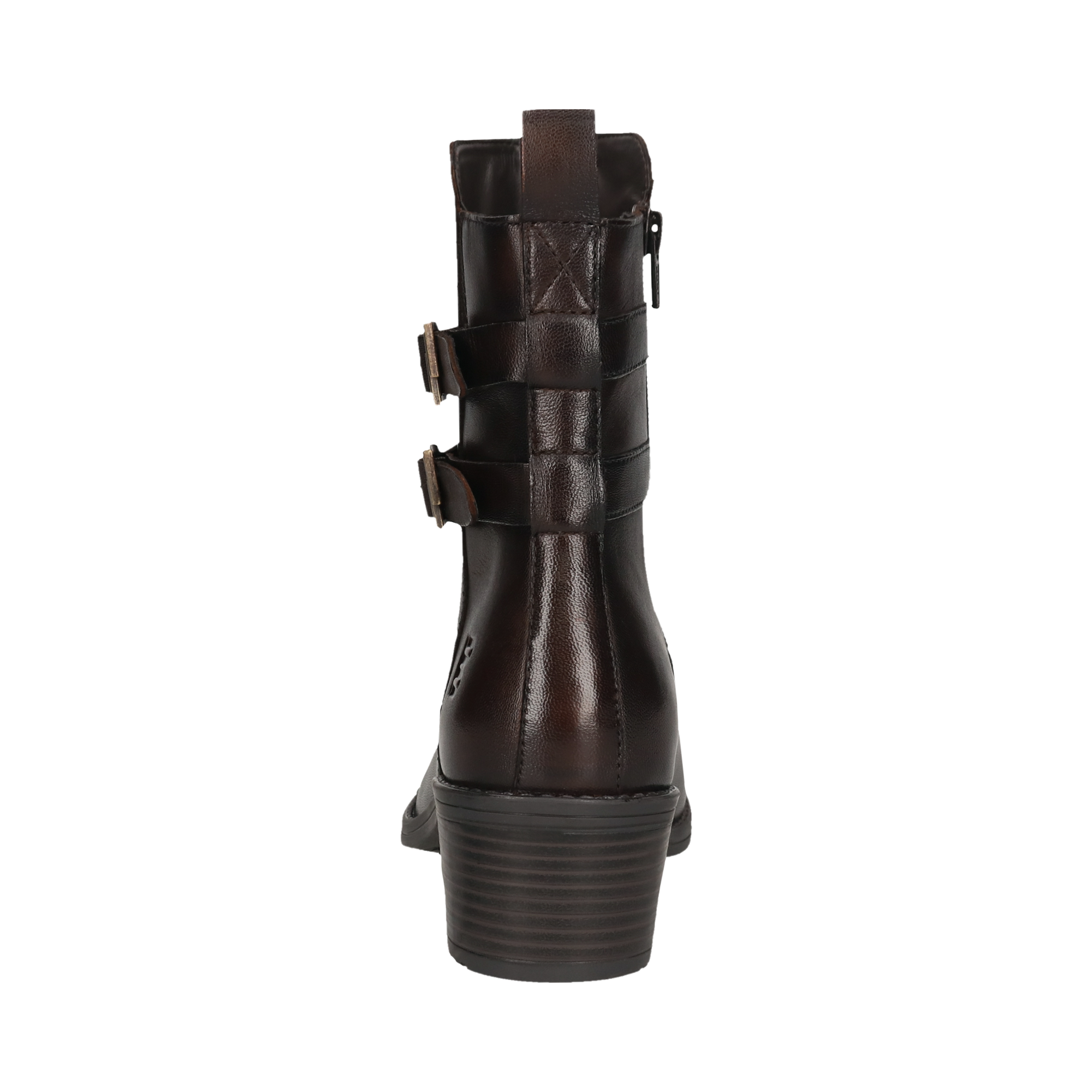 Leather Ankle Boots dark brown