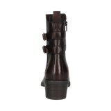 Leather Ankle Boots dark brown