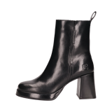 Leder Stiefeletten schwarz