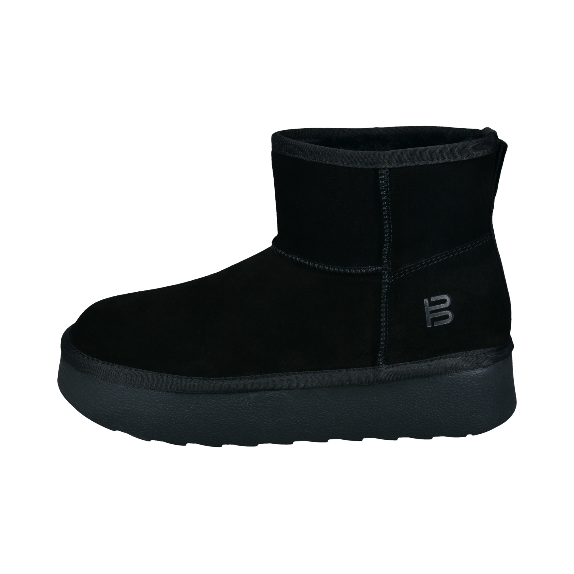 Leather Ankle Boots black