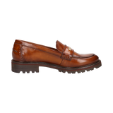 Leder Loafers cognac