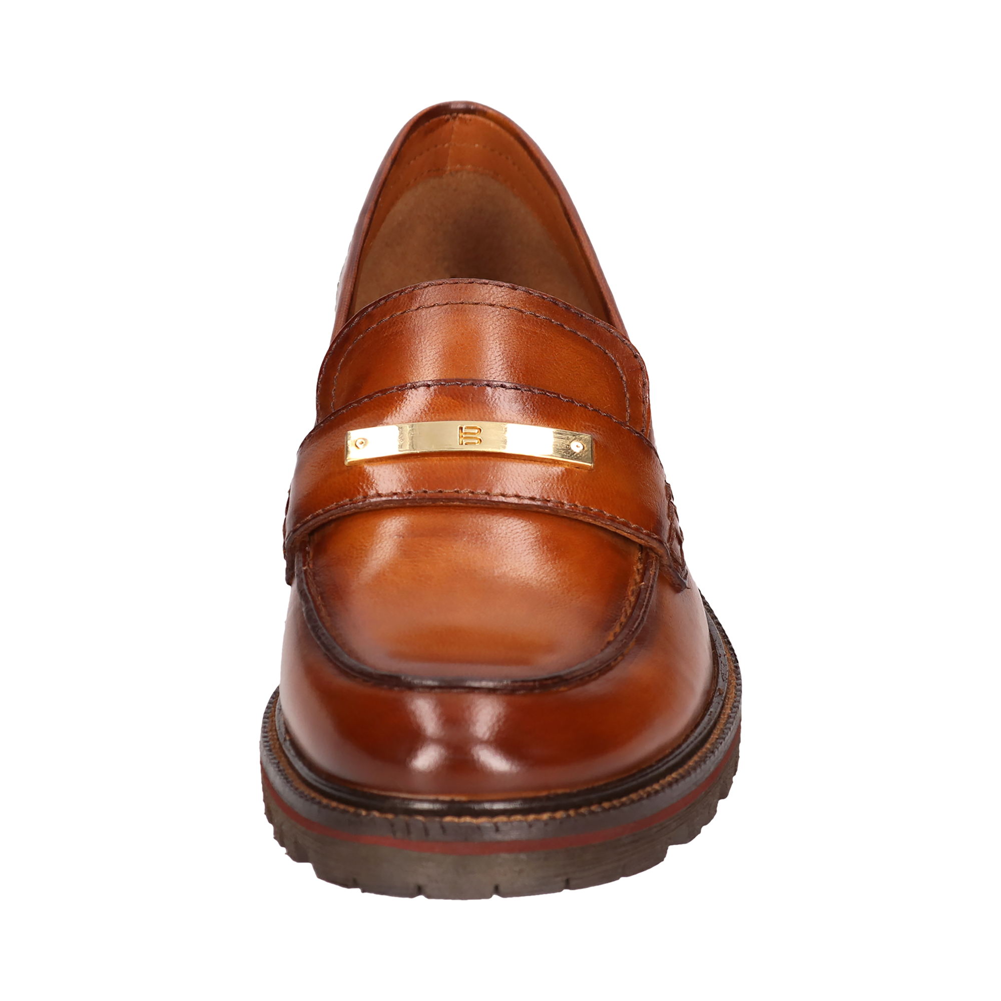 Leder Loafers cognac