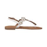 Leather Sandal white