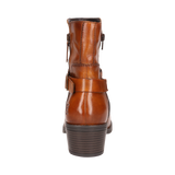 Leder Stiefeletten cognac