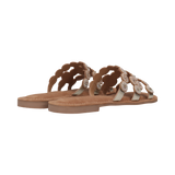 Leather Mules gold