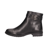 Leder Stiefel schwarz