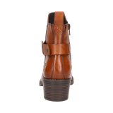 Leder Stiefeletten cognac