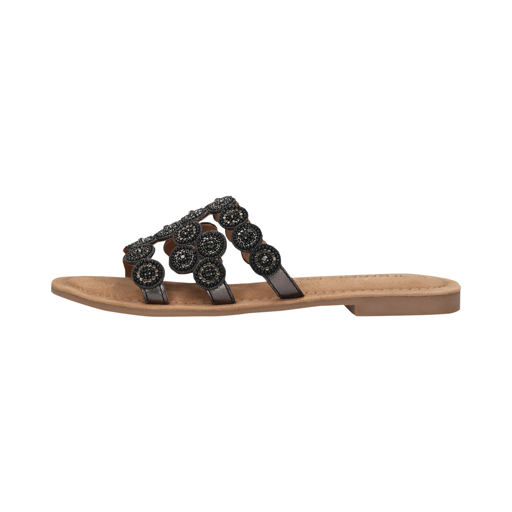 Leather Mules black