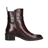Leather Ankle Boots bordeaux