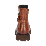 Leder Stiefel cognac