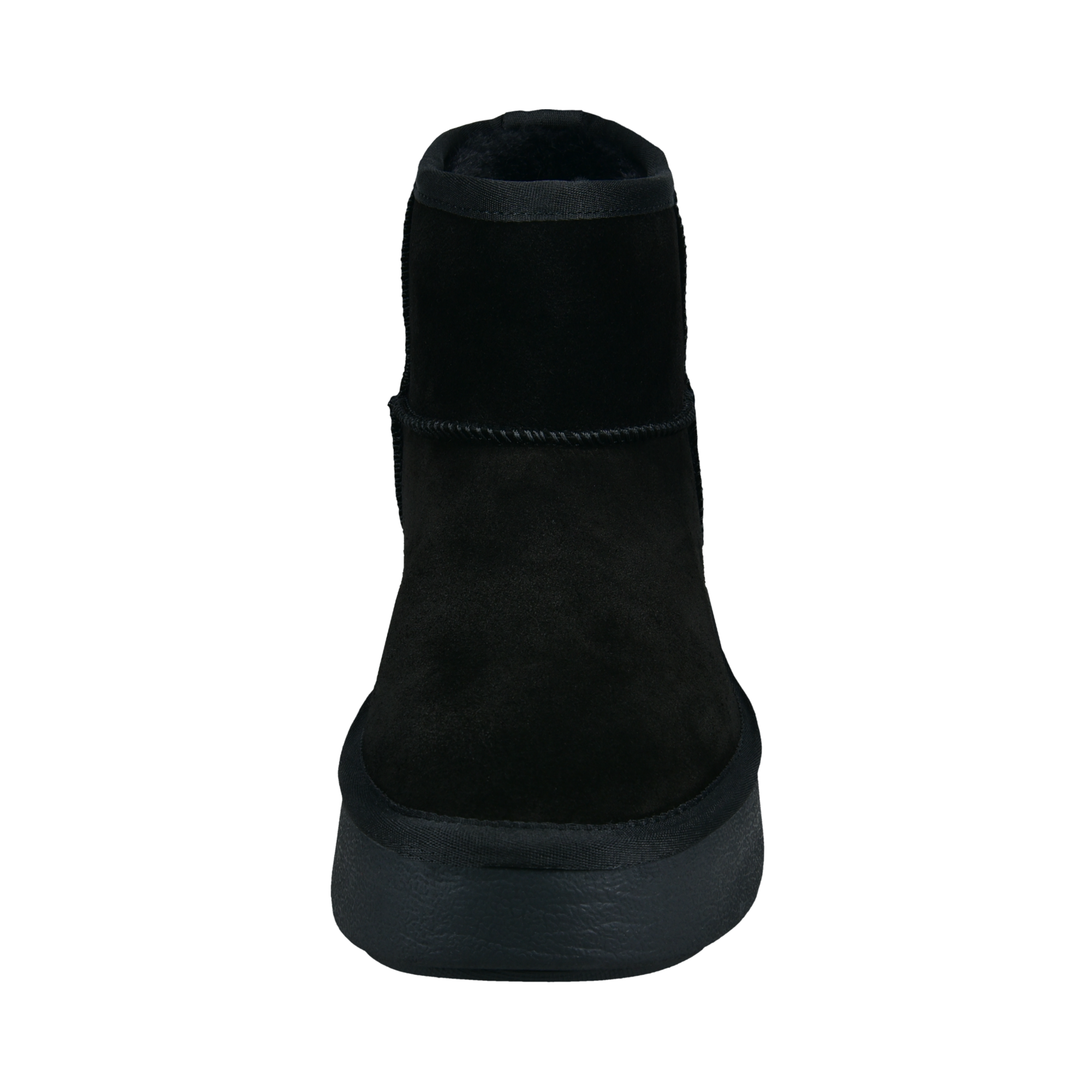 Leather Ankle Boots black