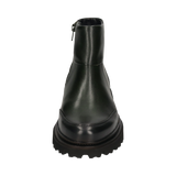 Leather Ankle Boots black