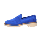 Leder Loafers blau