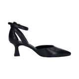 Leder Pumps schwarz