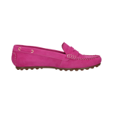 Leder Mokassin pink