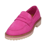 Leder Loafers pink