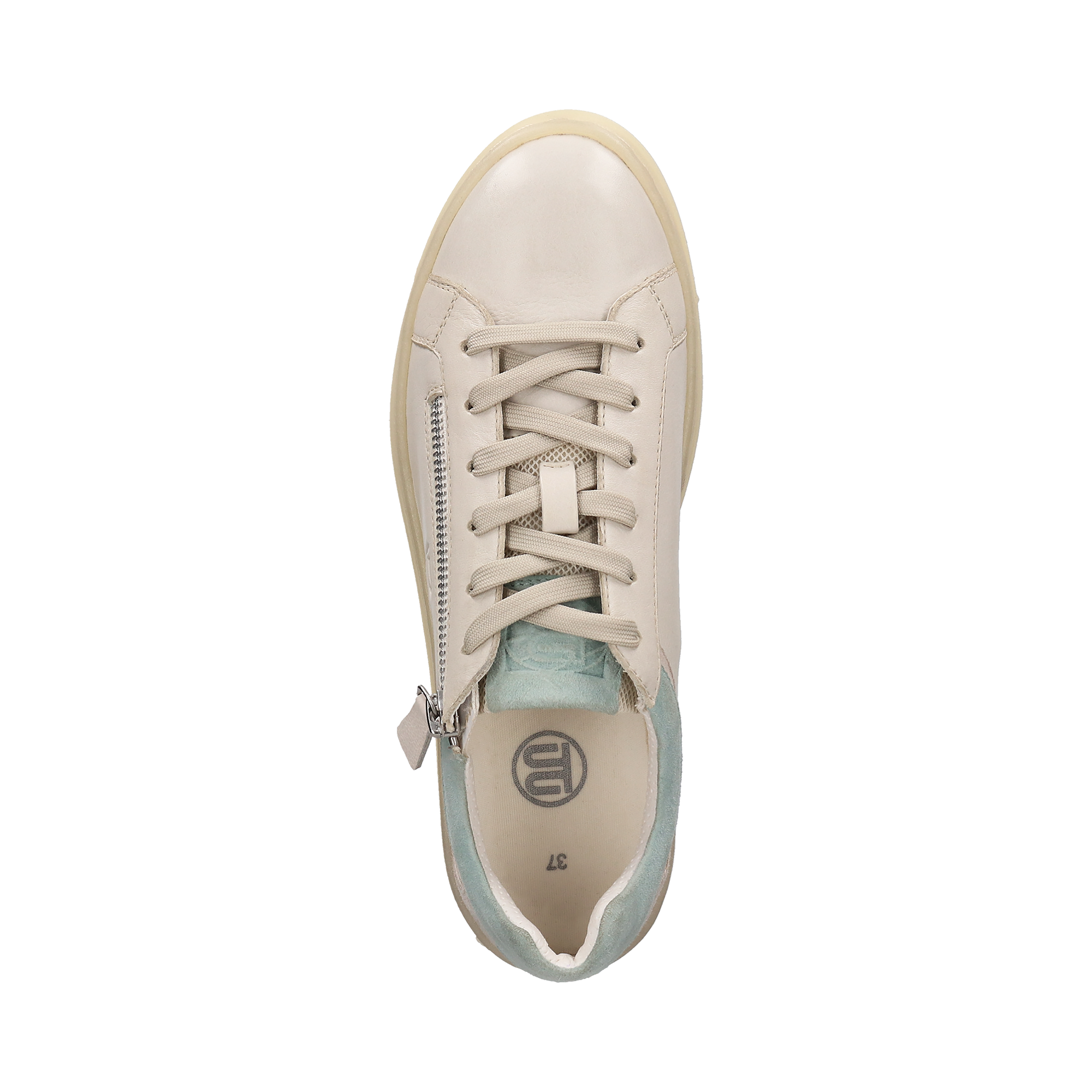 Leder Sneaker beige