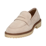 Leder Loafers beige