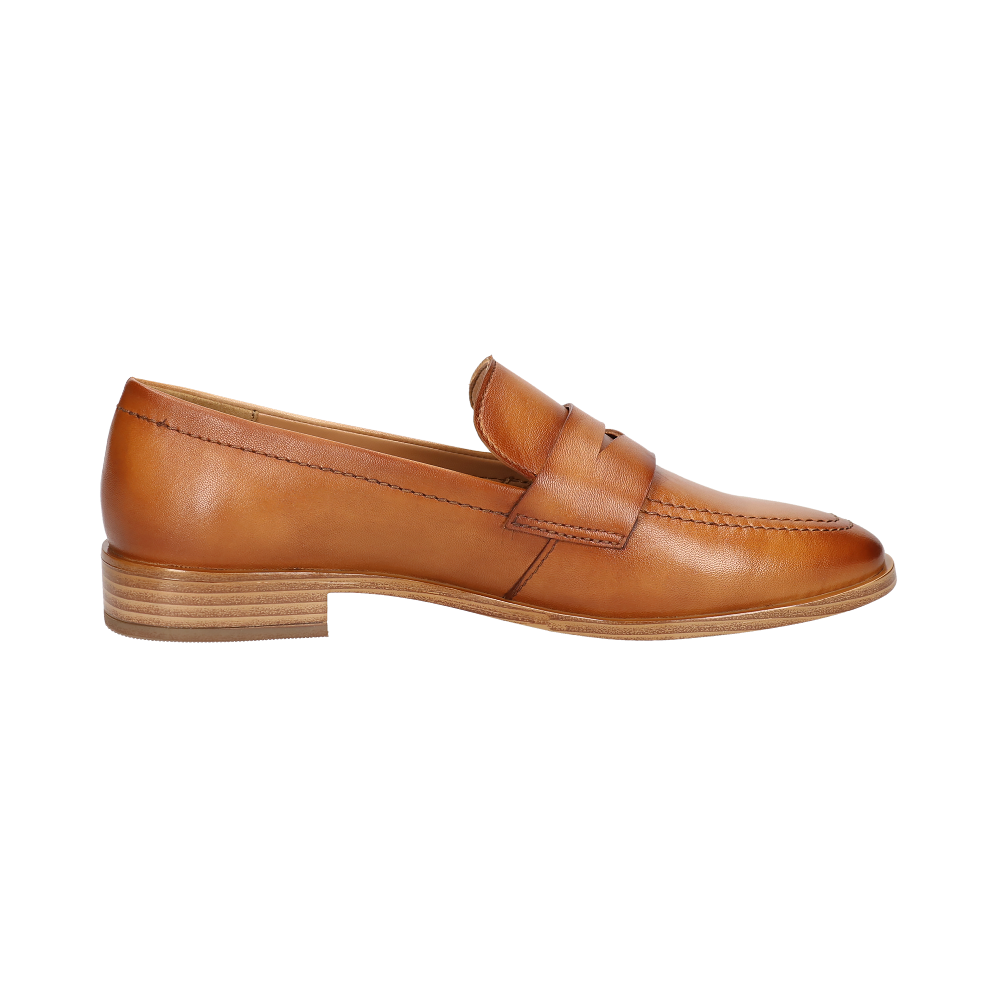 Leder Loafers cognac