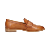 Leder Loafers cognac