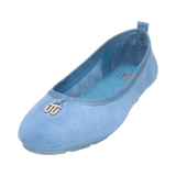 Leder Ballerina hellblau