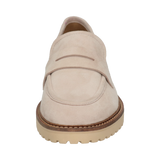 Leder Loafers beige