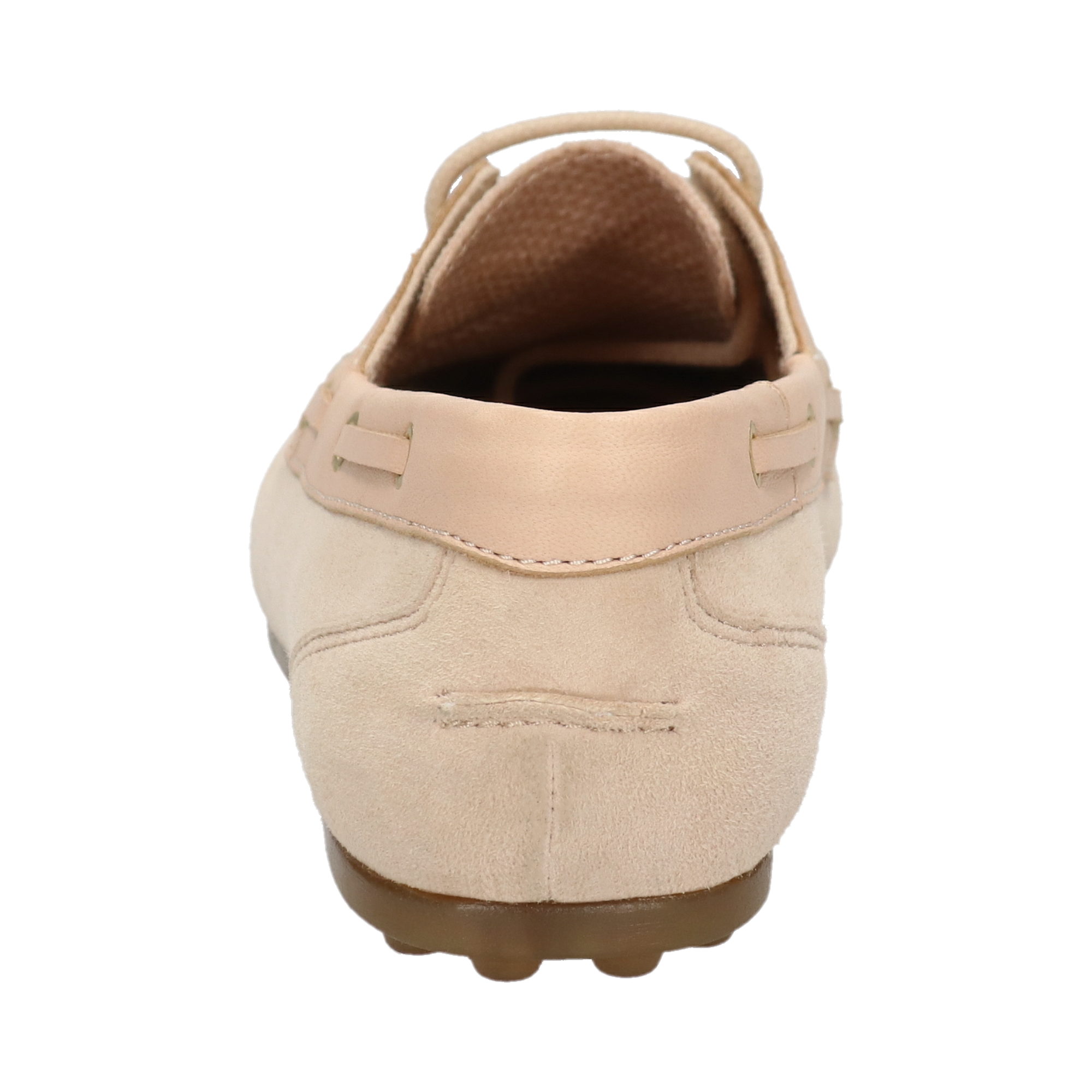 Leder Mokassin beige