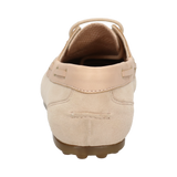 Leder Mokassin beige