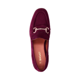 Leder Loafers bordeaux