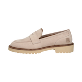 Leder Loafers beige