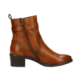 Leder Stiefelette cognac