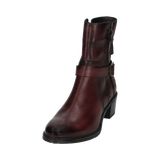 Leather Ankle Boots bordeaux