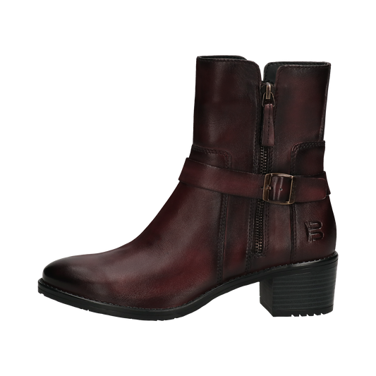 Leather Ruby Ankle Boots bordeaux
