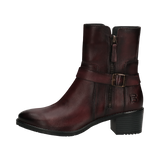 Leather Ankle Boots bordeaux