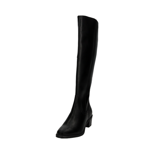 Leather Ruby Knee-high Boots black