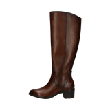 Leather Knee-high Boots brown